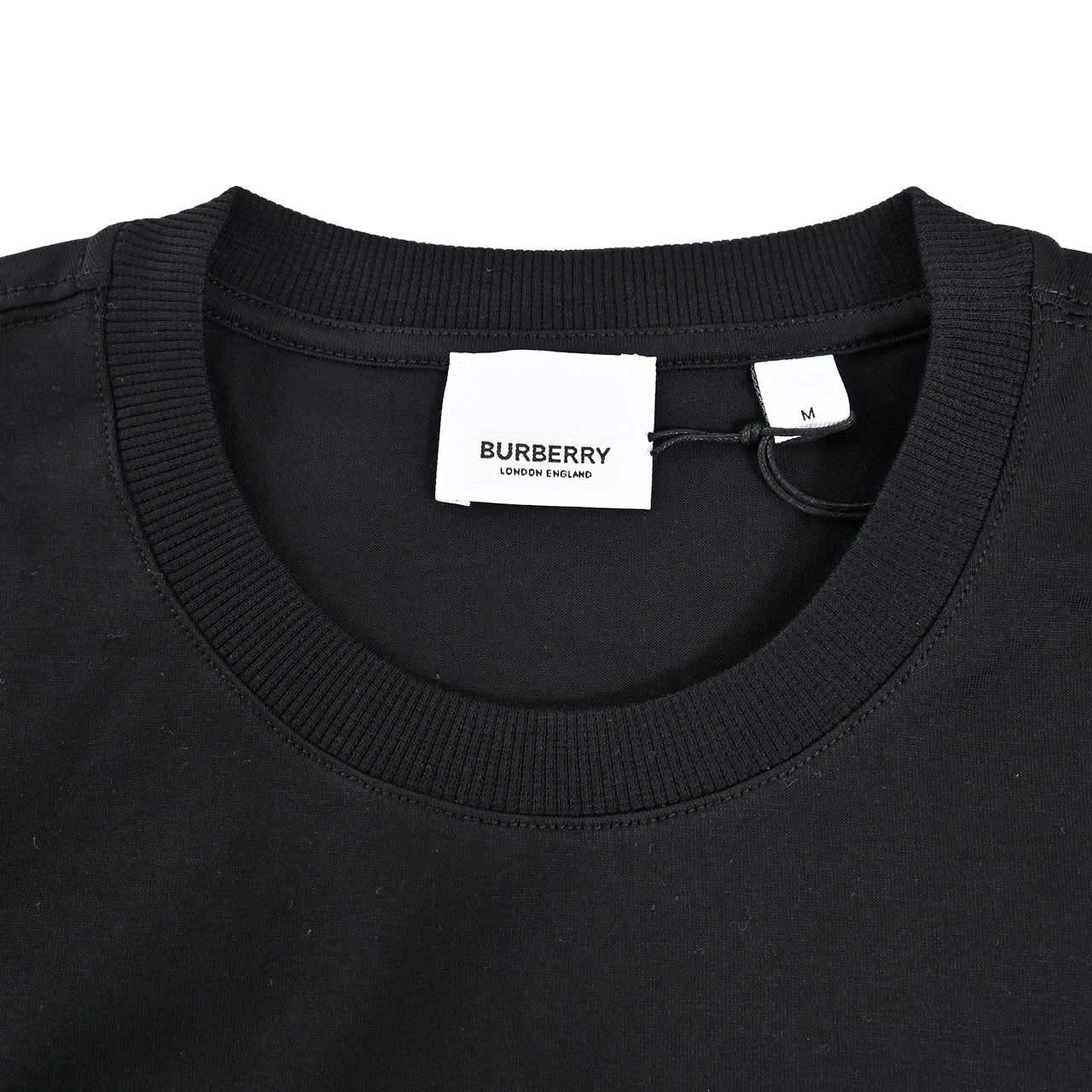バーバリー BURBERRY Tシャツ 8084233 A1189 ブラック 年秋冬 メンズ