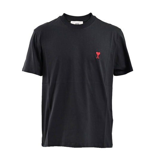 アミ AMI Tシャツ BFUTS035.724 001 ブラック 2025SS メンズ レディース