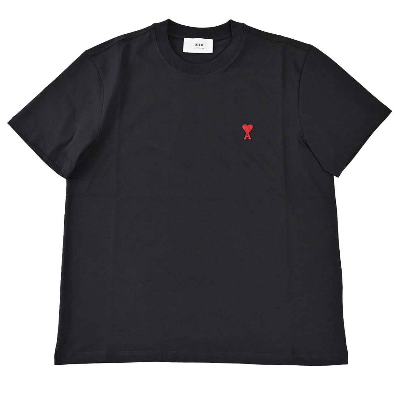 アミ AMI Tシャツ BFUTS035.724 001 ブラック 2025SS メンズ レディース