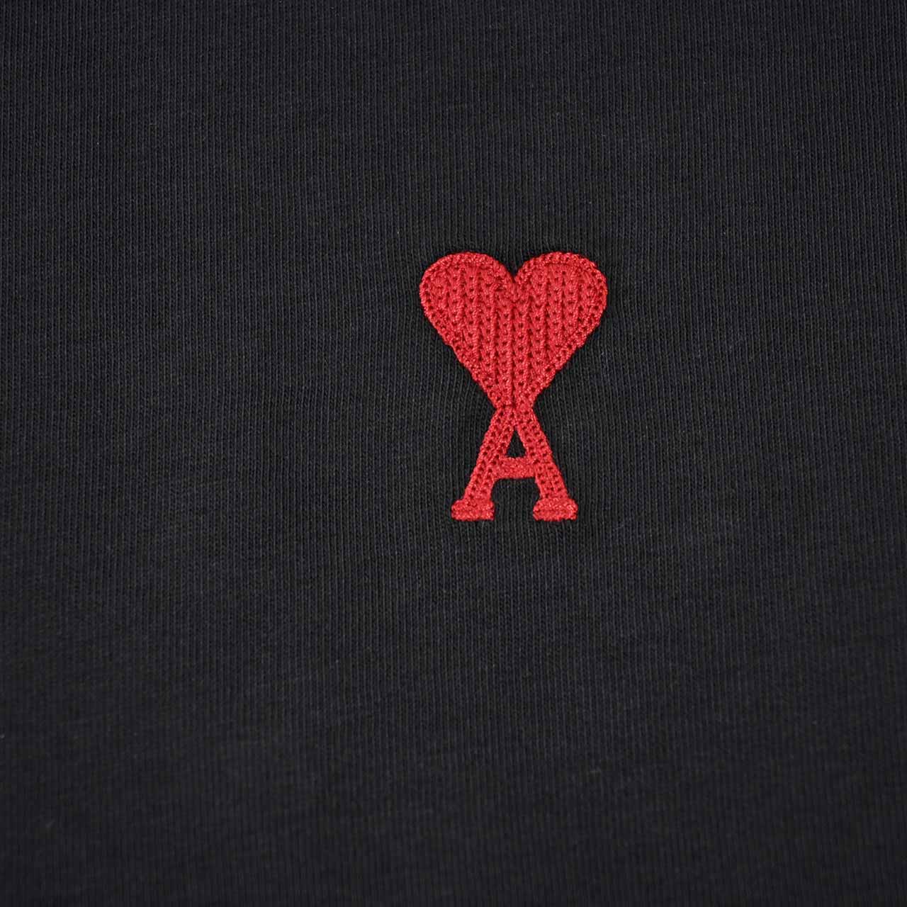 アミ AMI Tシャツ BFUTS035.724 001 ブラック 2025SS メンズ レディース