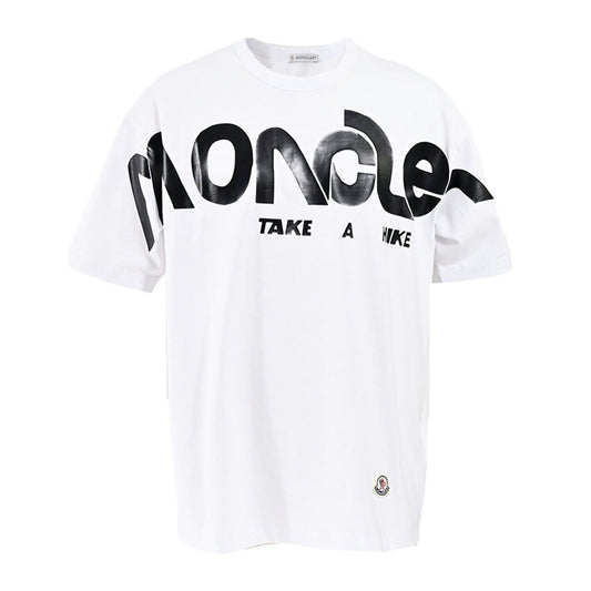 モンクレール MONCLER クルーネック半袖Ｔシャツ 8C01080 8390Y 001 ホワイト 年秋冬 メンズ