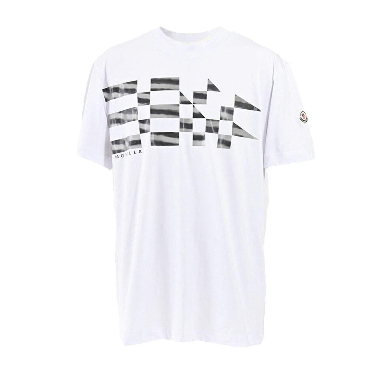 モンクレール MONCLER クルーネック半袖Ｔシャツ 8C00170 829H8 001 ホワイト メンズ 【ラスト1点 Mサイズ】
