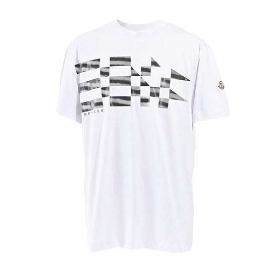 モンクレール MONCLER クルーネック半袖Ｔシャツ 8C00170 829H8 001 ホワイト メンズ 【ラスト1点 Mサイズ】