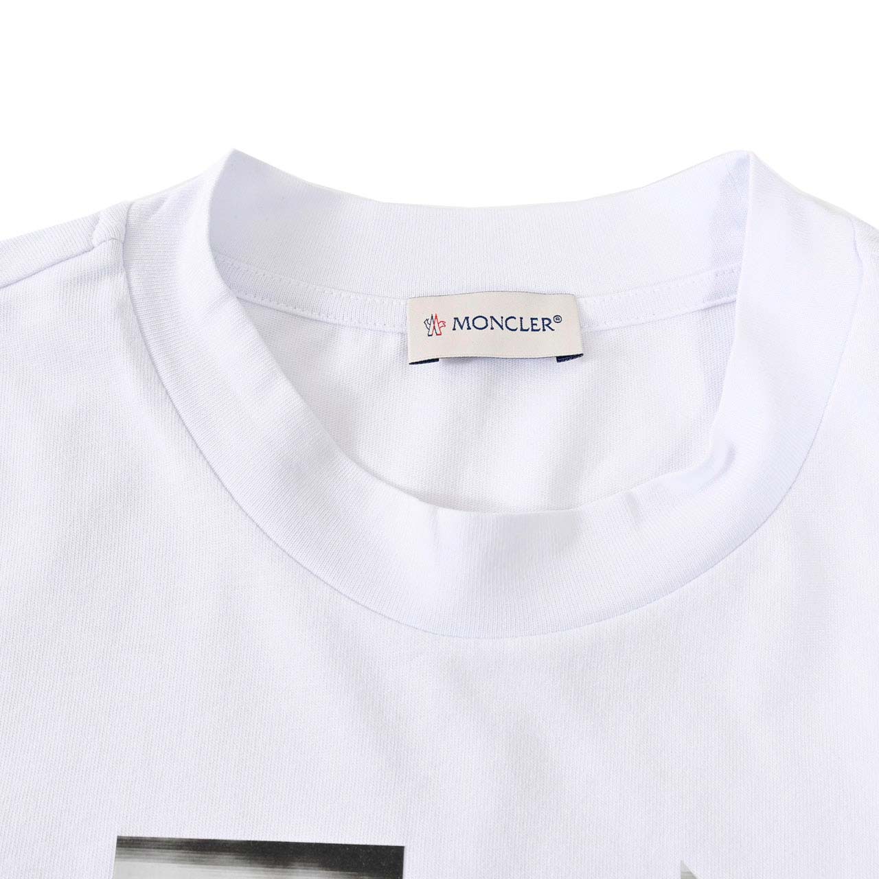 モンクレール MONCLER クルーネック半袖Ｔシャツ 8C00170 829H8 001 ホワイト メンズ 【ラスト1点 Mサイズ】