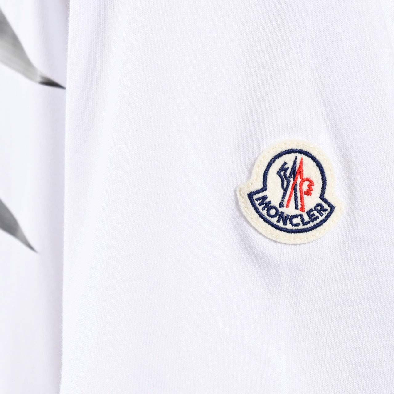 モンクレール MONCLER クルーネック半袖Ｔシャツ 8C00170 829H8 001 ホワイト メンズ 【ラスト1点 Mサイズ】