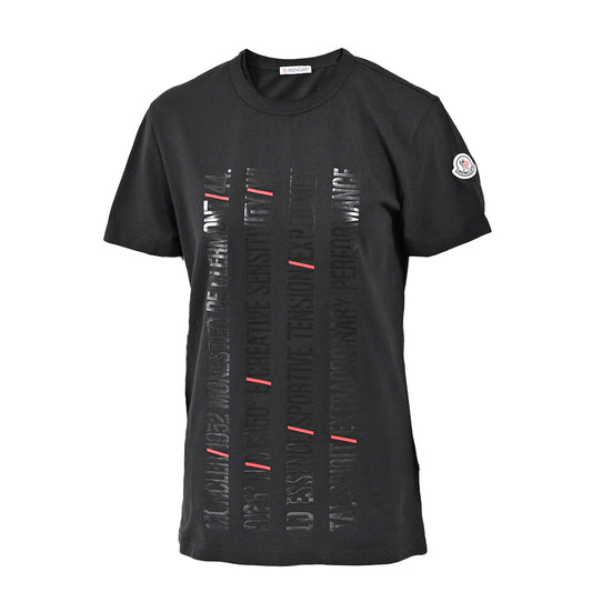 モンクレール MONCLER クルーネック半袖Ｔシャツ 8C00154 829H8 999 ブラック  レディース