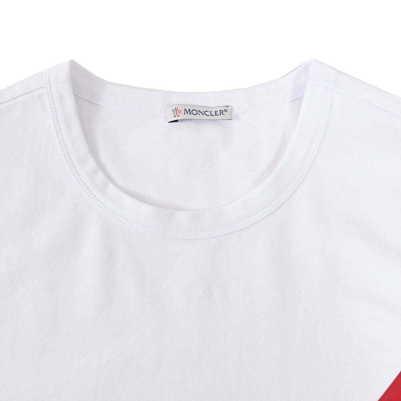 モンクレール MONCLER クルーネック半袖Ｔシャツ 8C01108 8390Y 001 ホワイト メンズ 【ラスト1点 Mサイズ】