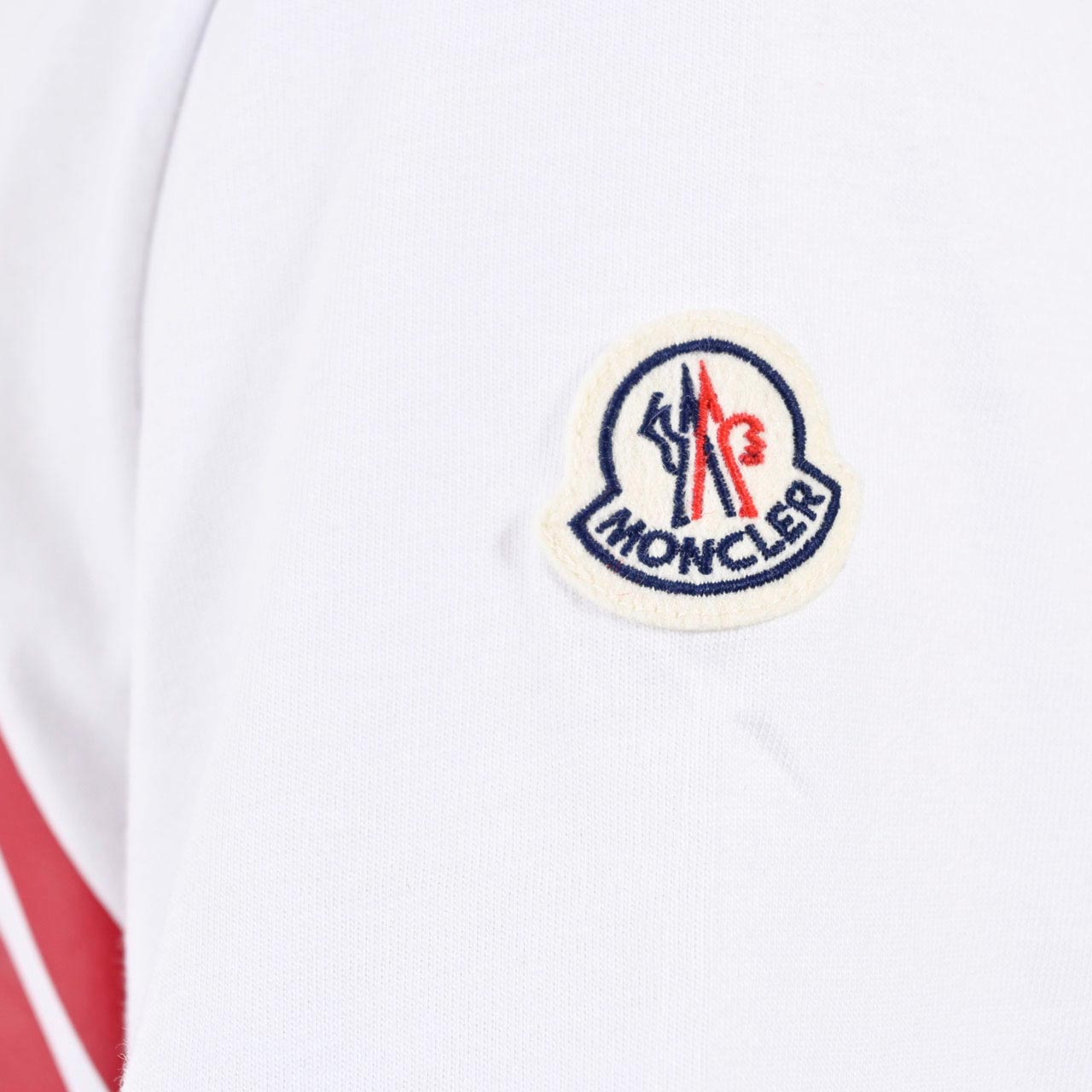 モンクレール MONCLER クルーネック半袖Ｔシャツ 8C01108 8390Y 001 ホワイト メンズ 【ラスト1点 Mサイズ】