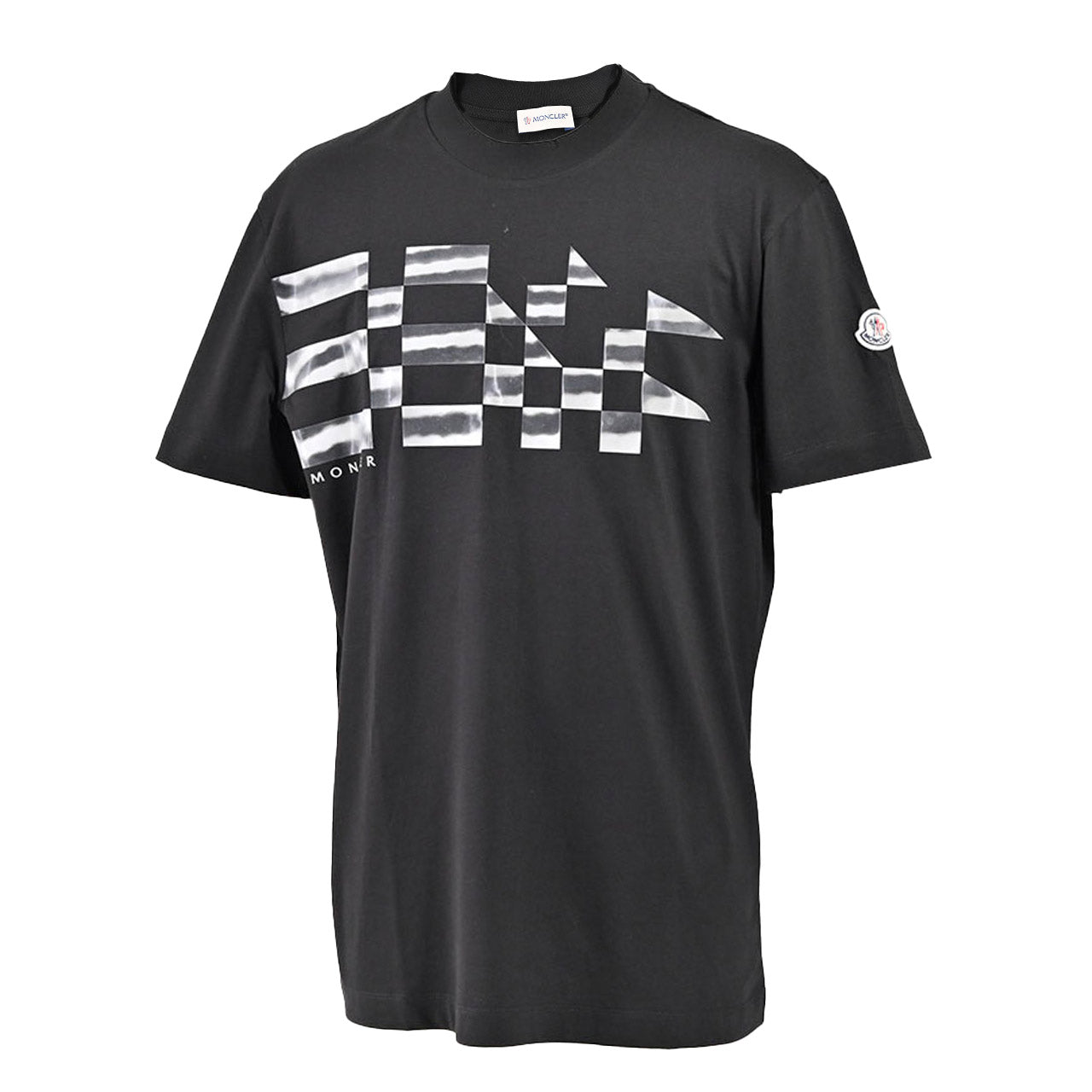 モンクレール MONCLER クルーネック半袖Ｔシャツ 8C00170 829H8 999 ブラック メンズ 【ラスト1点 Mサイズ】