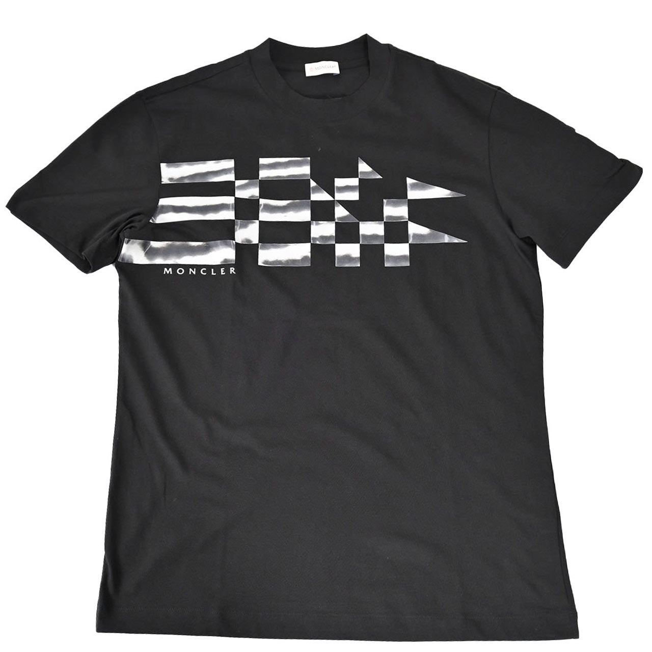 モンクレール MONCLER クルーネック半袖Ｔシャツ 8C00170 829H8 999 ブラック メンズ 【ラスト1点 Mサイズ】