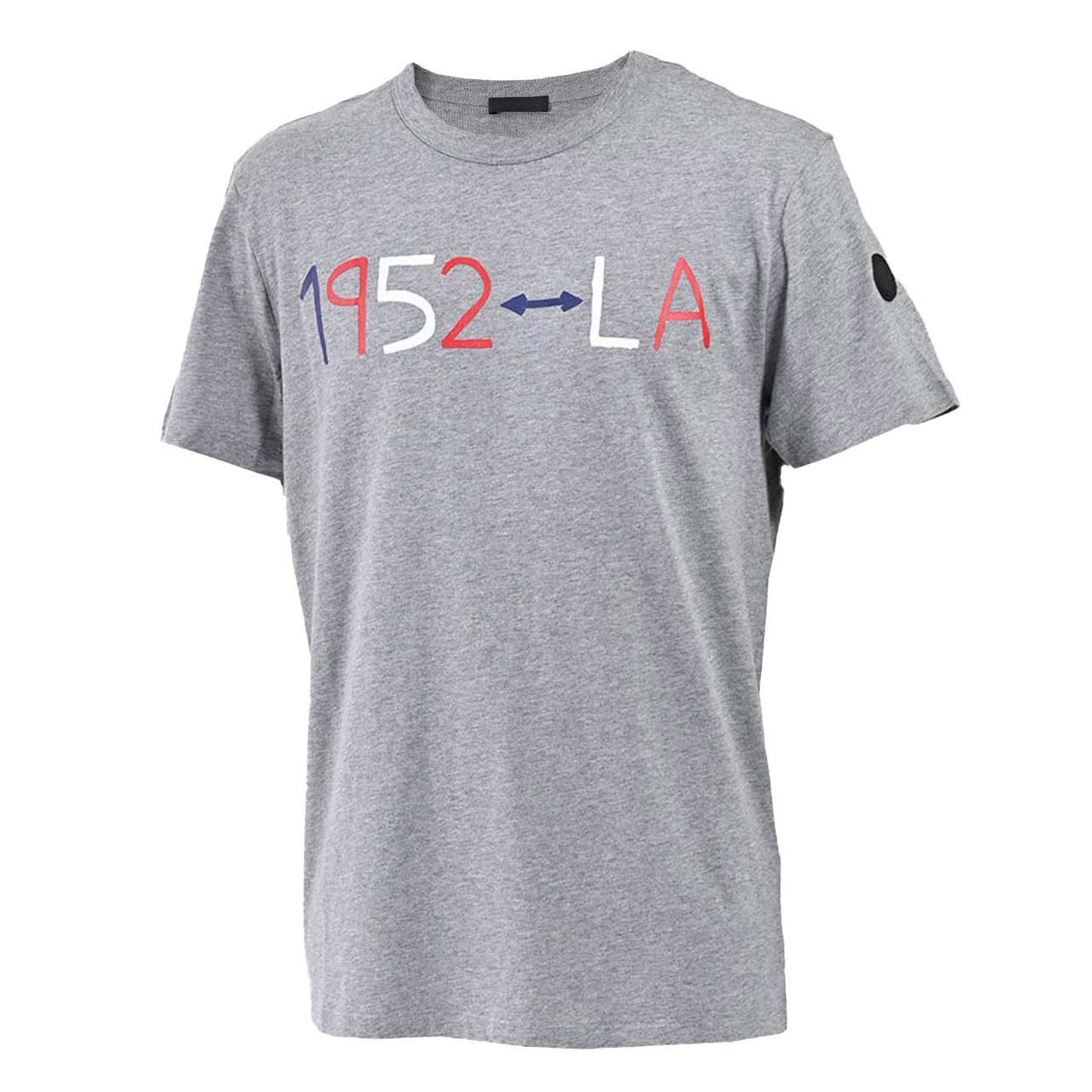 モンクレール MONCLER クルーネック半袖Ｔシャツ 8C00140 829H8 984 グレー メンズ 【ラスト1点 Mサイズ】