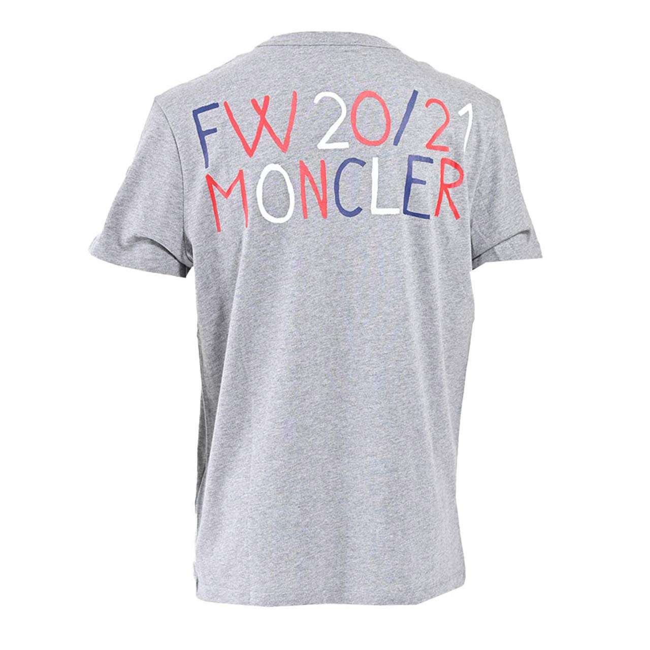モンクレール MONCLER クルーネック半袖Ｔシャツ 8C00140 829H8 984 グレー メンズ 【ラスト1点 Mサイズ】