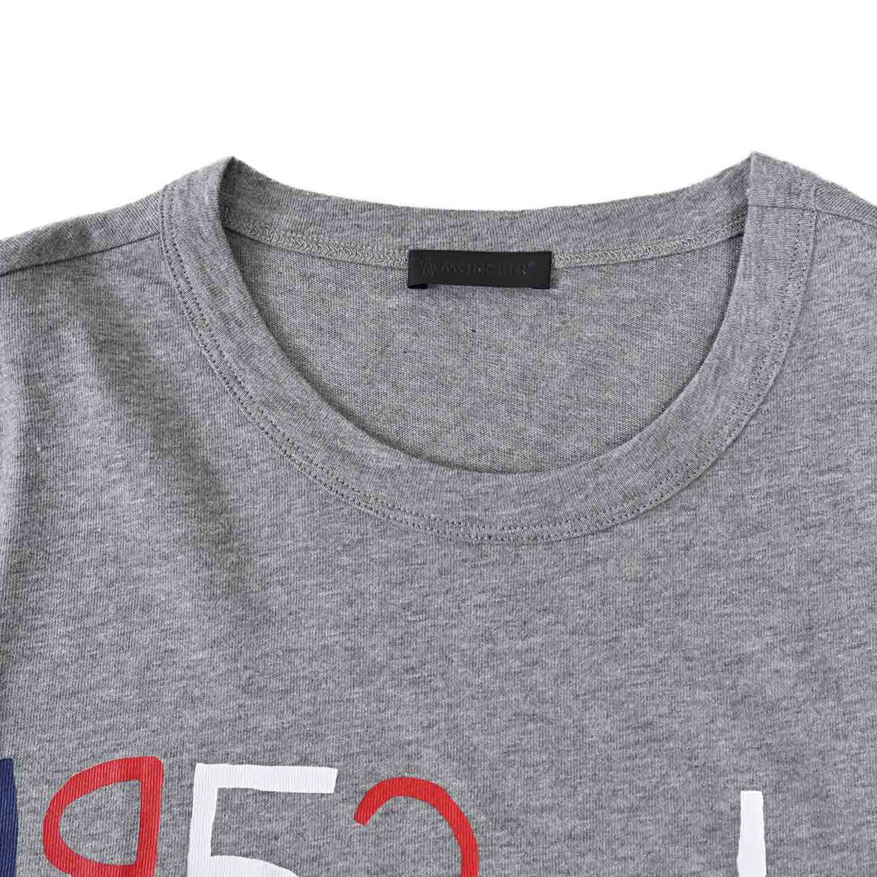 モンクレール MONCLER クルーネック半袖Ｔシャツ 8C00140 829H8 984 グレー メンズ 【ラスト1点 Mサイズ】