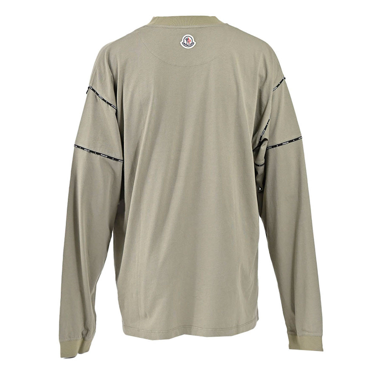 モンクレール MONCLER クルーネック長袖Ｔシャツ 8C01128 8390Y 880 グリーン メンズ 【ラスト1点 Ｌサイズ】