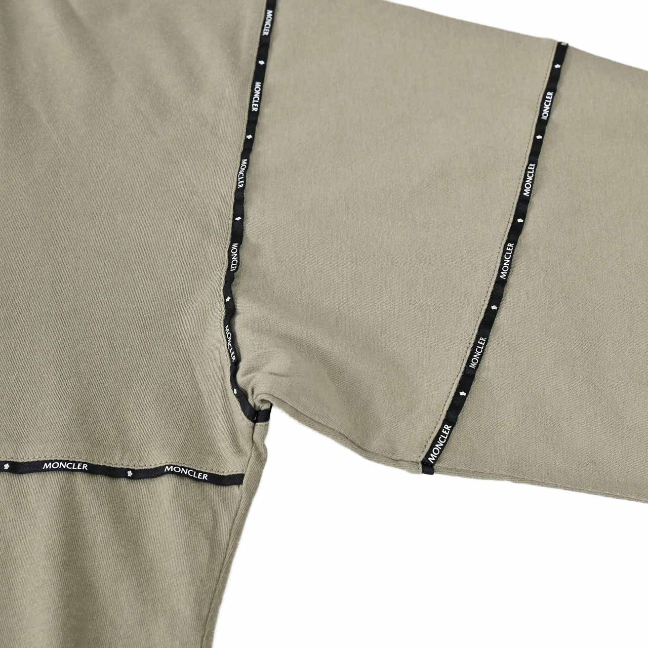 モンクレール MONCLER クルーネック長袖Ｔシャツ 8C01128 8390Y 880 グリーン メンズ 【ラスト1点 Ｌサイズ】