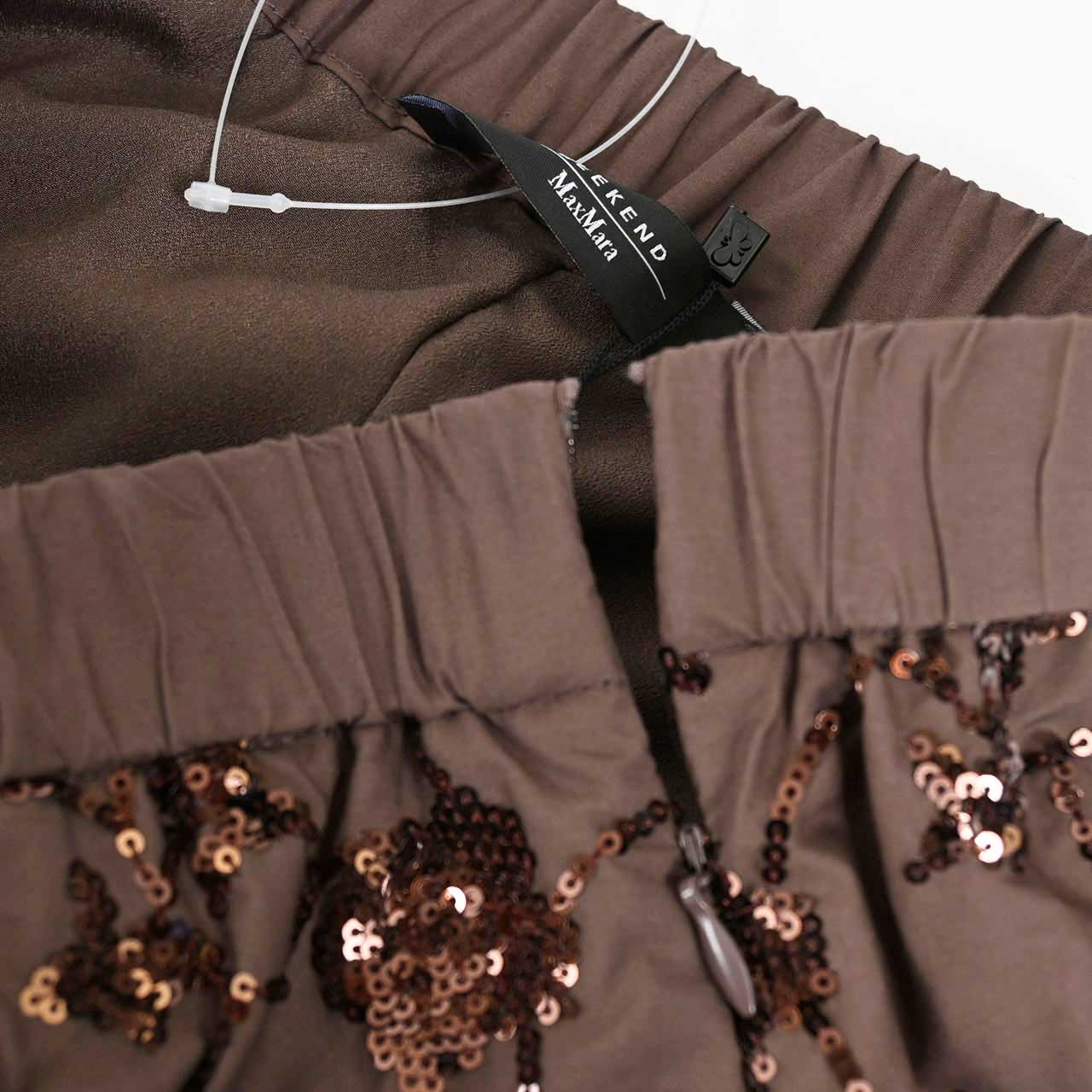 ウィークエンド マックスマーラ WEEKEND MAXMARA スカート TEMPRA 5106071600 001 ブラウン 2025AW レディース