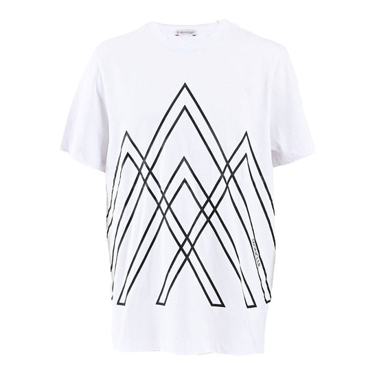 モンクレール MONCLER Tシャツ 8C00009 8390T 001 ホワイト メンズ 【ラスト1点 Mサイズ】 ギフト プレゼント