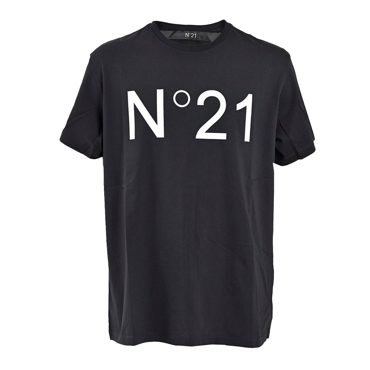 ヌメロ ヴェントゥーノ No.21 Tシャツ 25SU F051 6328 ブラック  メンズ