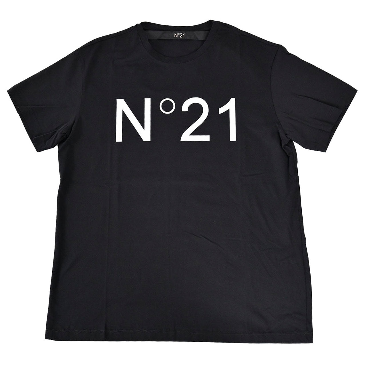 ヌメロ ヴェントゥーノ No.21 Tシャツ 25SU F051 6328 ブラック  メンズ