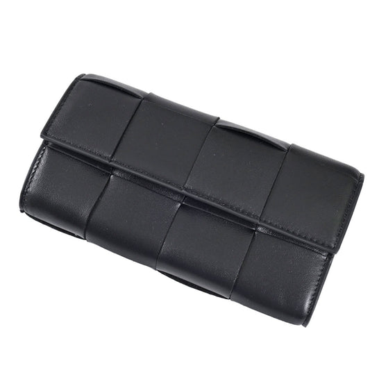 ボッテガ ヴェネタ BOTTEGA VENETA 長財布 814661　VCQC4 8425 ブラック  メンズ