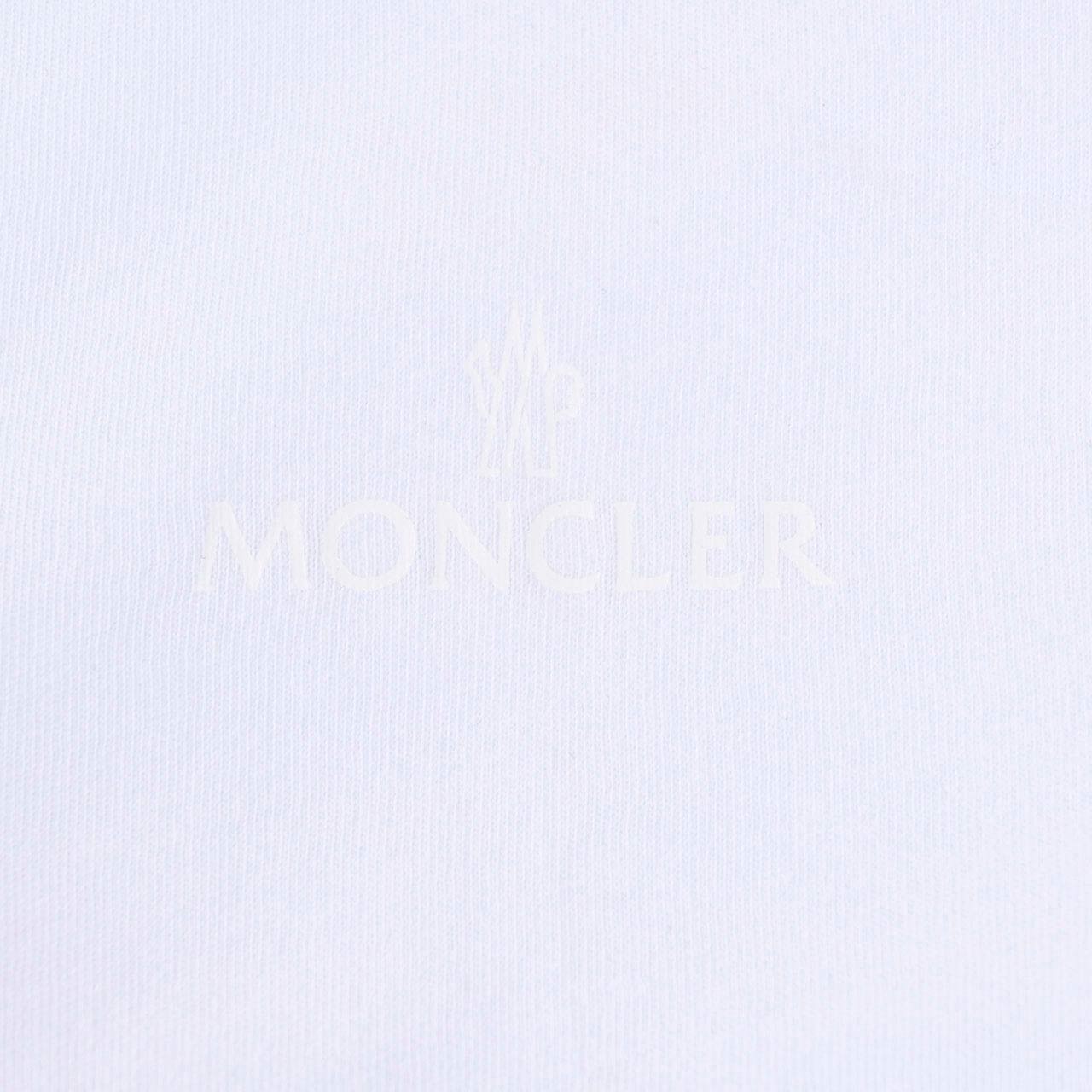 モンクレール MONCLER Tシャツ 8C01164 8390Y 001 ホワイト  レディース