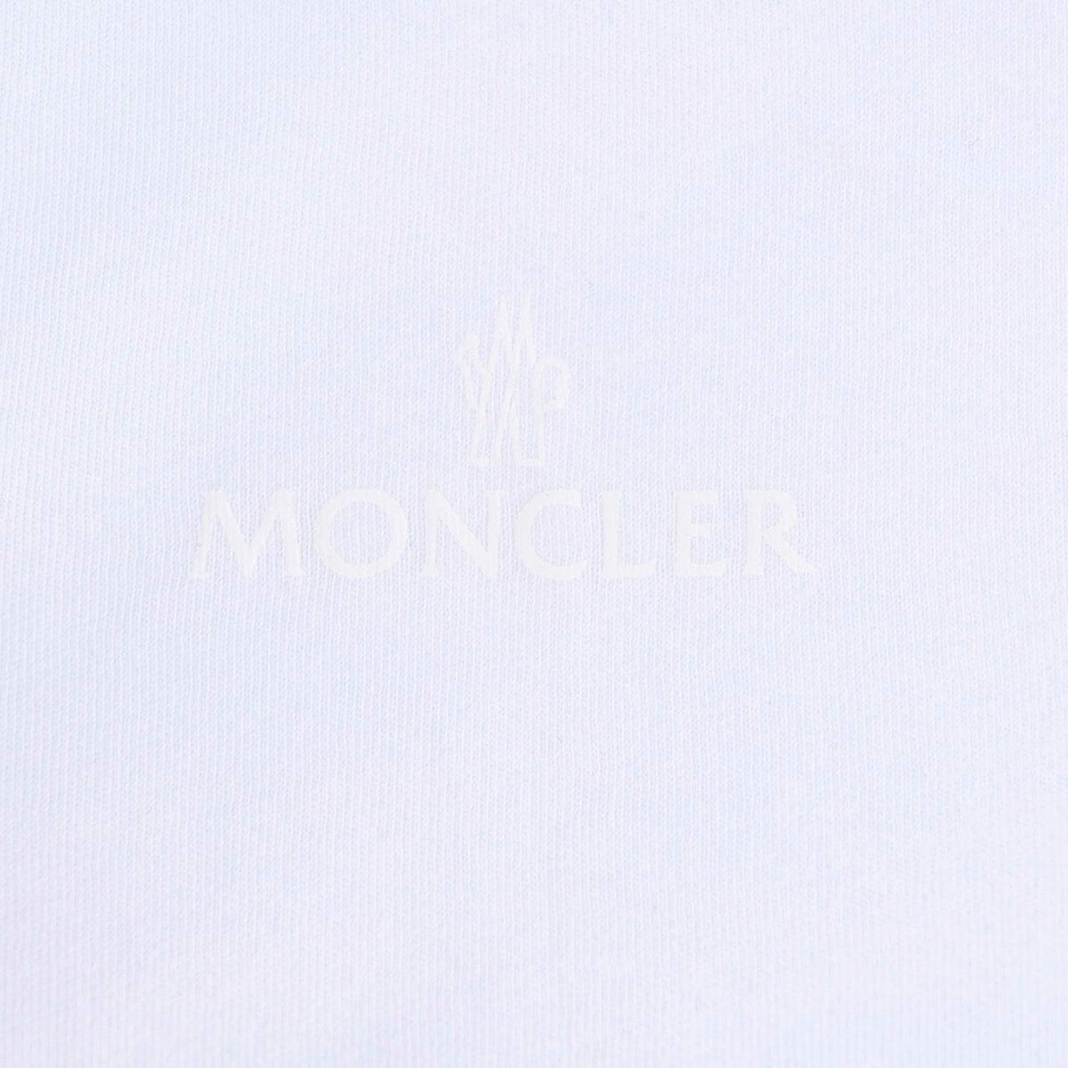 モンクレール MONCLER Tシャツ 8C01164　8390Y　 001 ホワイト レディース
