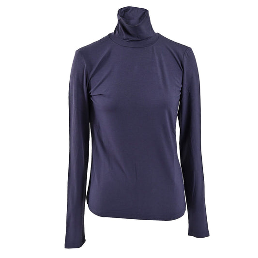 ウィークエンド マックスマーラ WEEKEND MAXMARA ハイネック長袖Ｔシャツ MULTIF 5946022600 005 ネイビー 2025AW 2025年秋冬新作 レディース