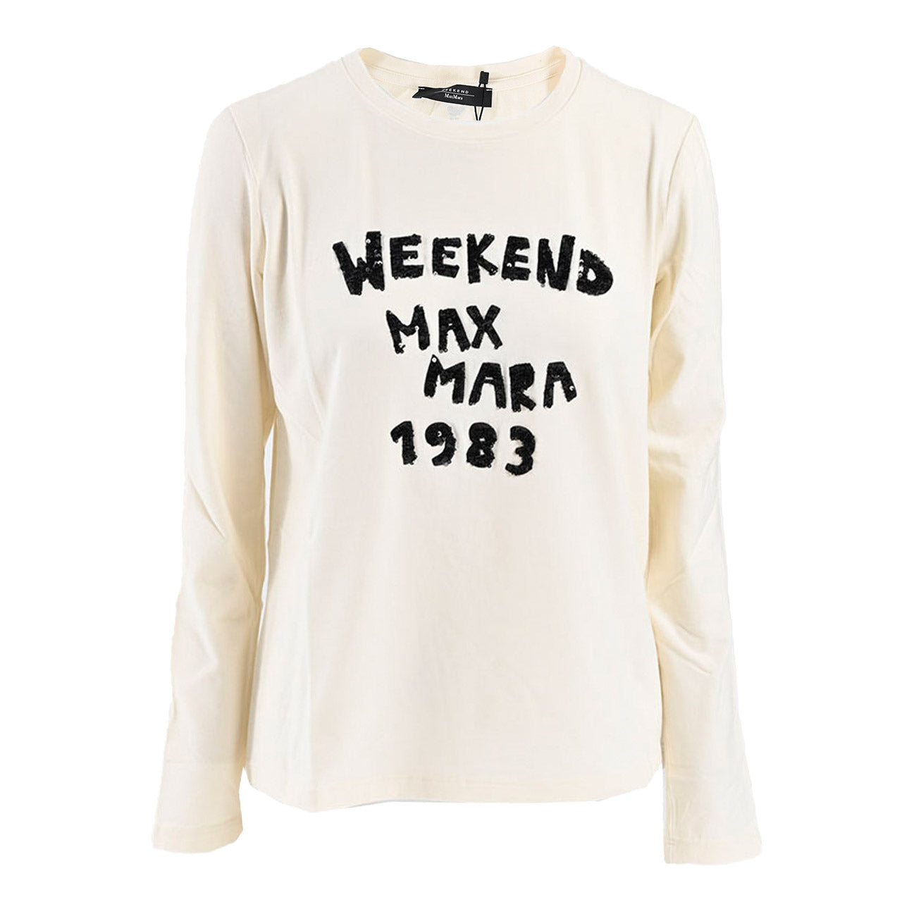 ウィークエンド マックスマーラ WEEKEND MAXMARA クルーネック長袖Ｔシャツ RENOIR 5946032600 001 クリーム レディース