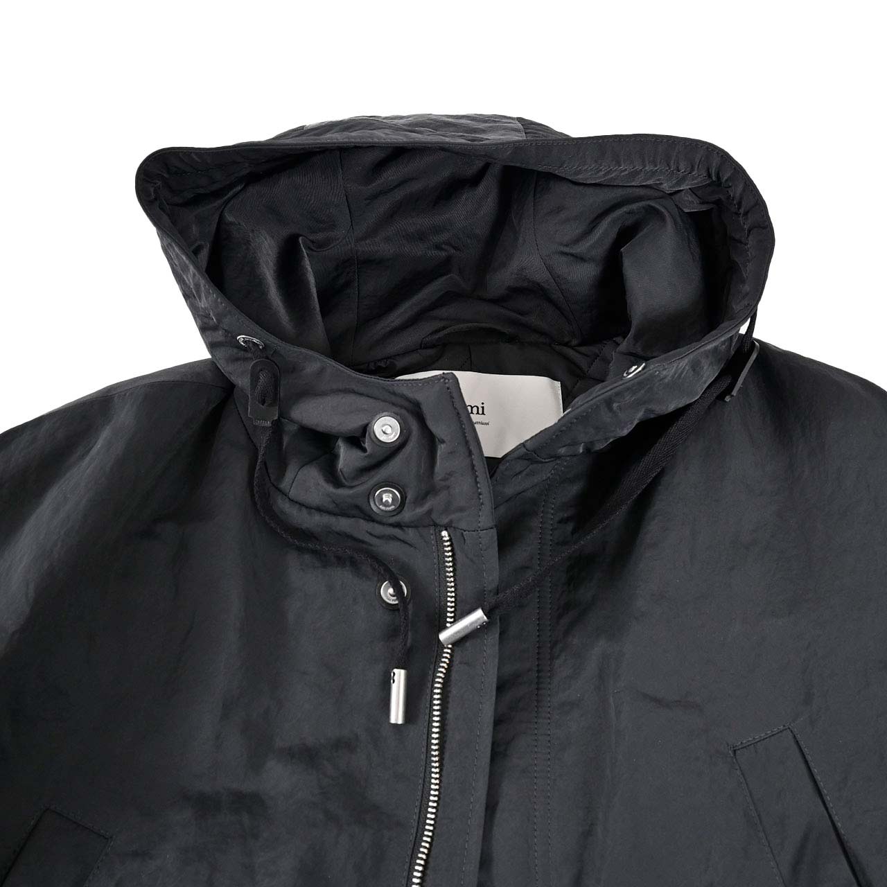 アミ AMI フード付コート HJK823.PA0035 020 グレー メンズ