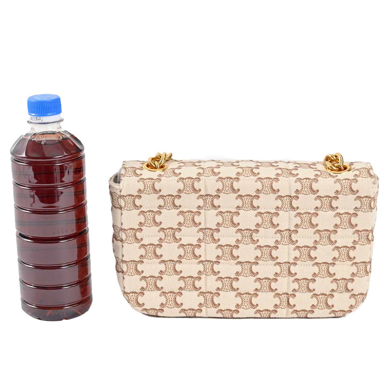 セリーヌ CELINE ショルダーバッグ マトラッセ モノグラム 11127 2EZ9 01BC 01BC ベージュ レディース