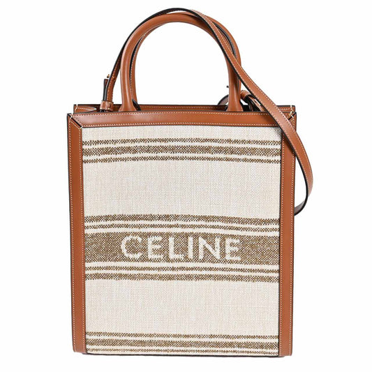 セリーヌ CELINE トートバッグ スモールバーティカル カバ 19208 2EZ5 18TN 18TN ベージュ レディース