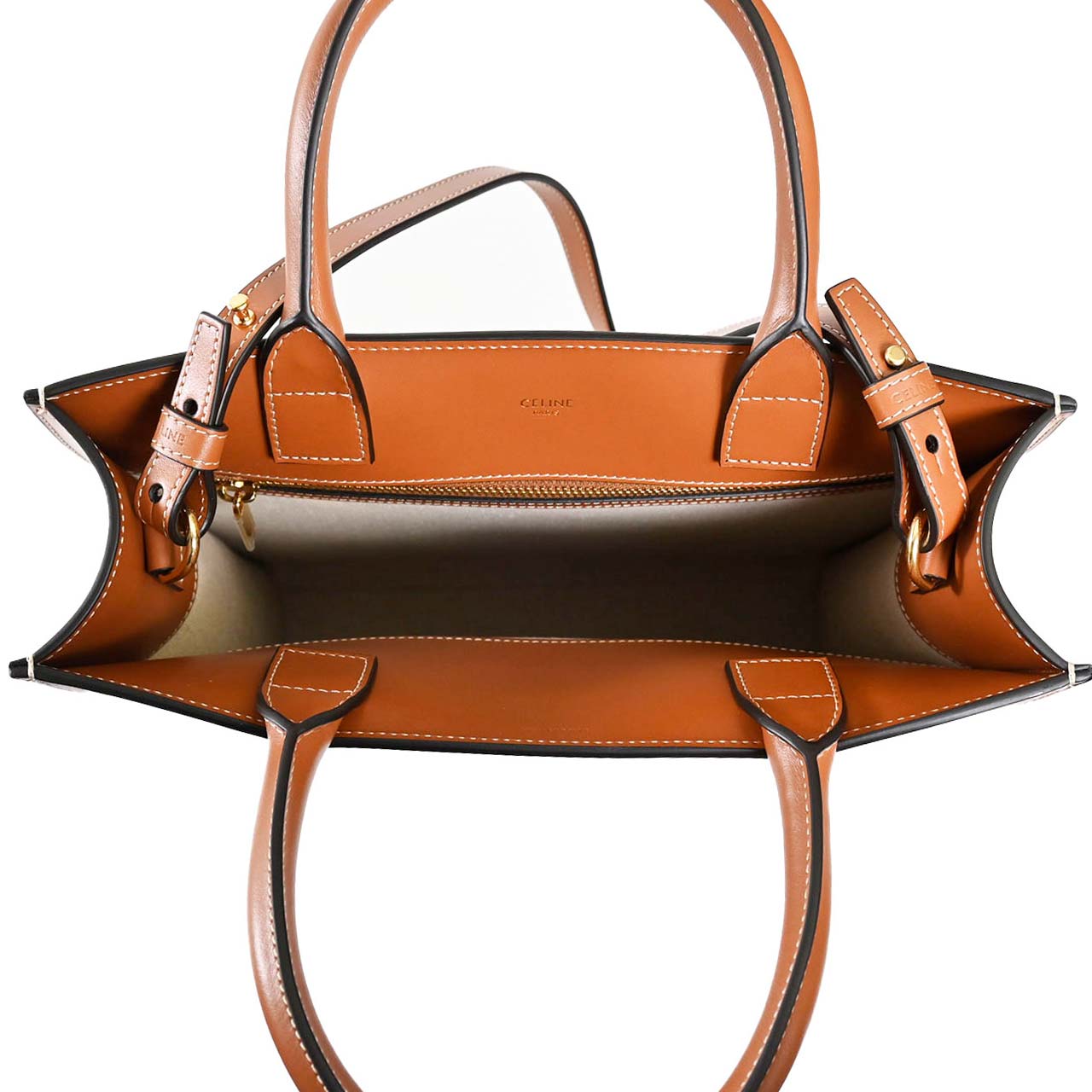 セリーヌ CELINE トートバッグ スモールバーティカル カバ 19208 2EZ5 18TN 18TN ベージュ レディース