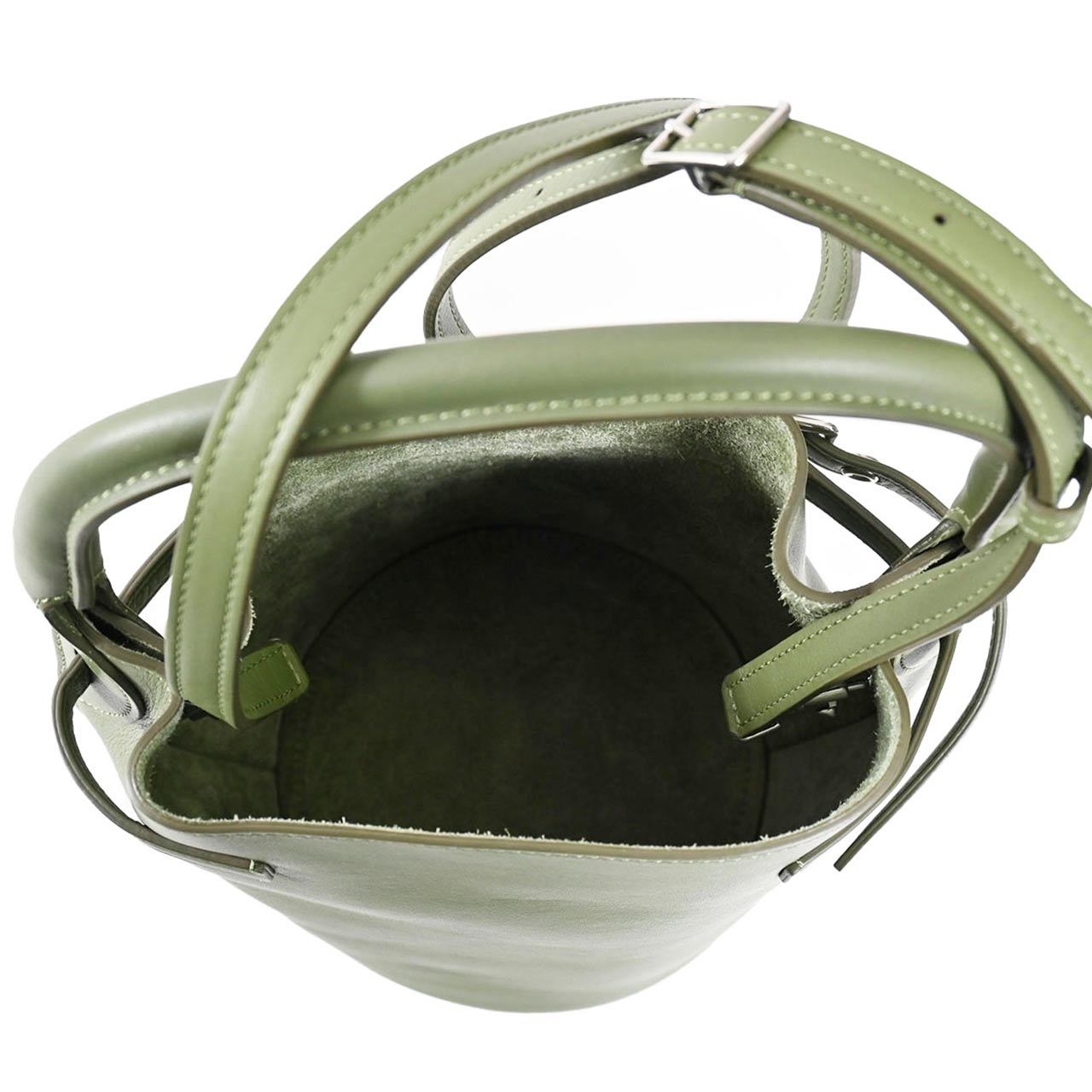 セリーヌ CELINE ショルダーバッグ ビッグバッグ ナノ バゲット 18724 3A4T 15LK 15LK グリーン レディース