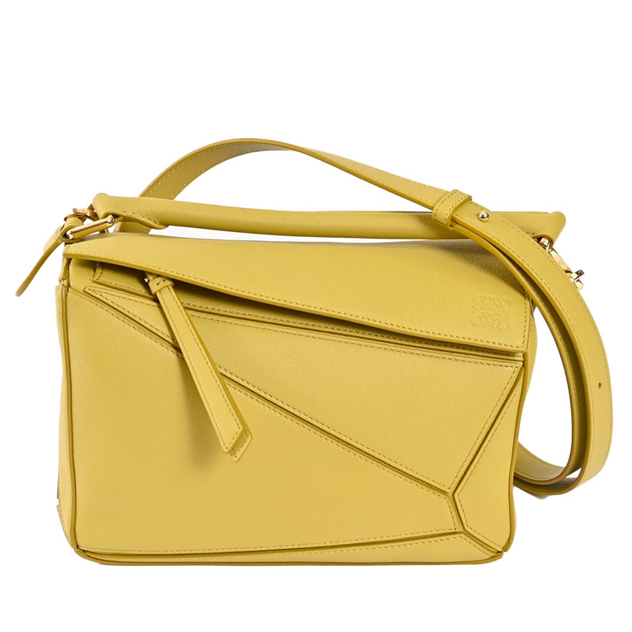 ロエベ LOEWE ショルダーバッグ パズルバッグ スモール 32230S21 6048 イエロー レディース