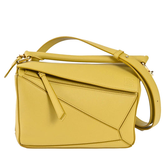 ロエベ LOEWE ショルダーバッグ パズルバッグ スモール 32230S21 6048 イエロー レディース