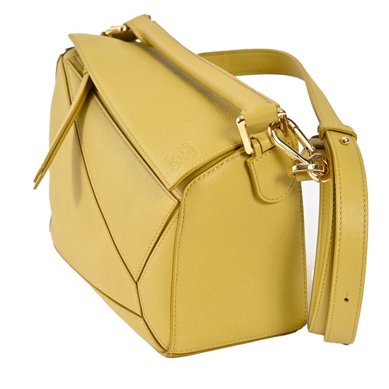 ロエベ LOEWE ショルダーバッグ パズルバッグ スモール 32230S21 6048 イエロー レディース