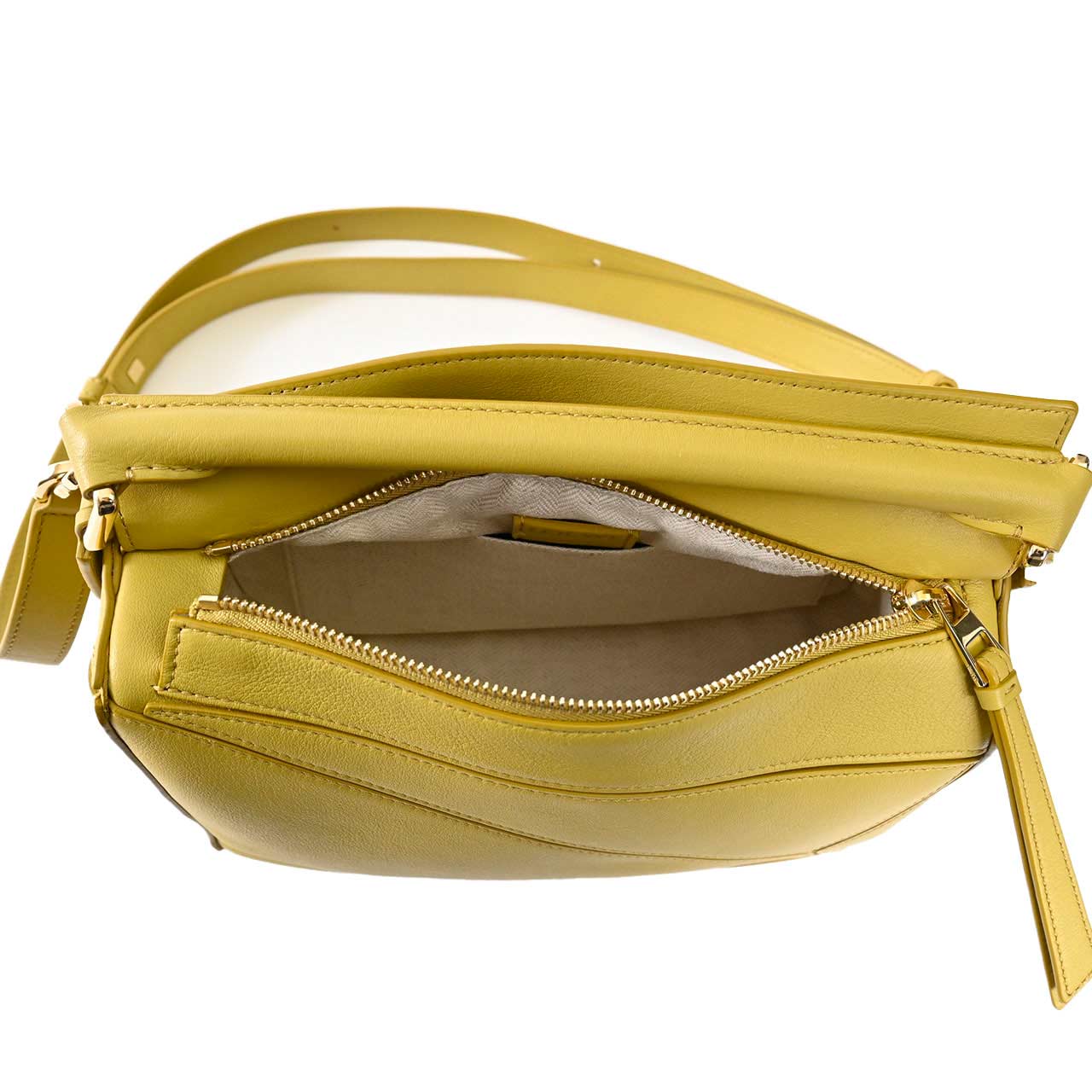 ロエベ LOEWE ショルダーバッグ パズルバッグ スモール 32230S21 6048 イエロー レディース