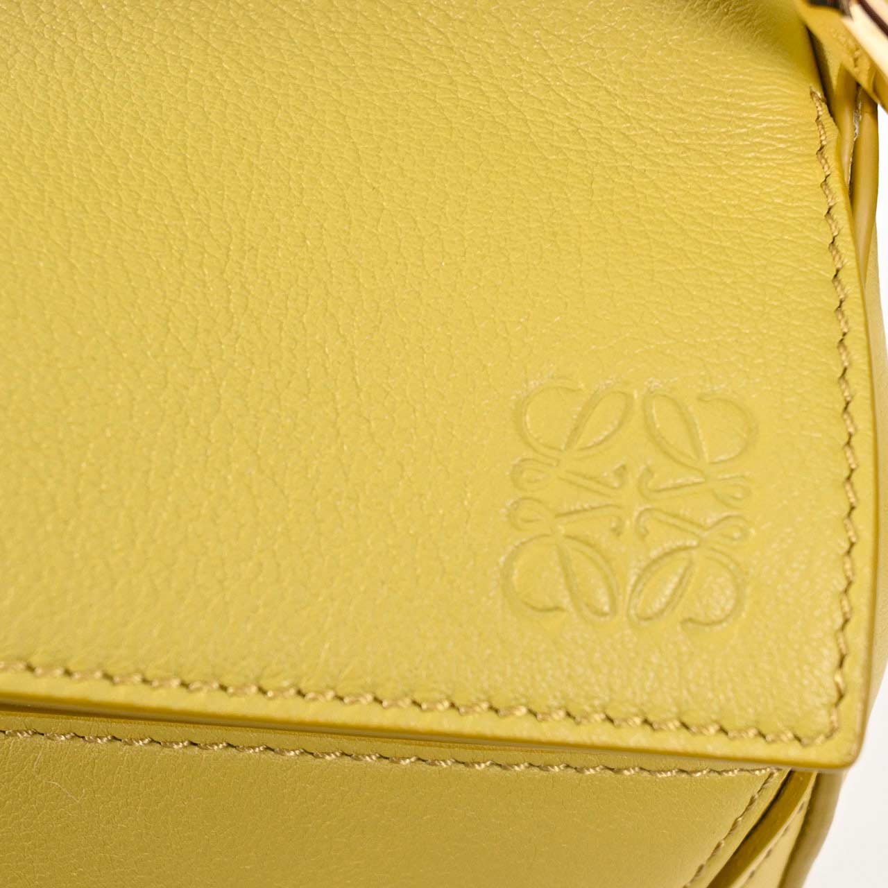 ロエベ LOEWE ショルダーバッグ パズルバッグ スモール 32230S21 6048 イエロー レディース