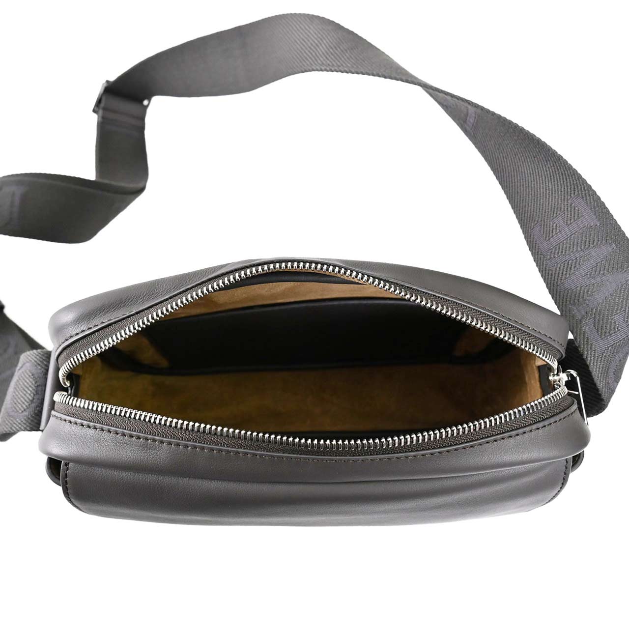 ロエベ LOEWE ショルダーバッグ PEBBLE MESSENGER MEDIUM BANBA73X03 1220 グレー メンズ