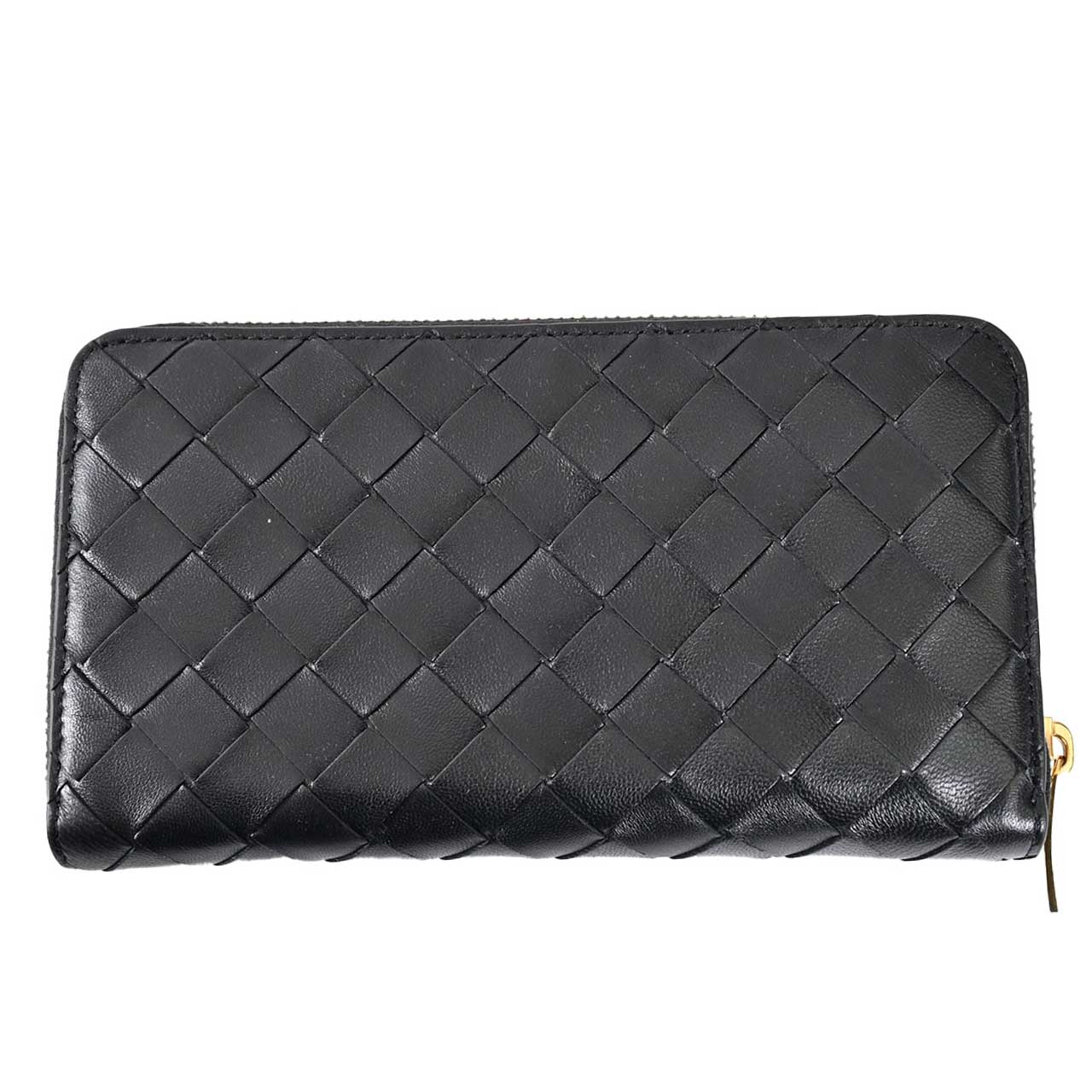 ボッテガ ヴェネタ BOTTEGA VENETA ラウンドファスナー長財布 742332 VCPP2 8425 ブラック メンズ