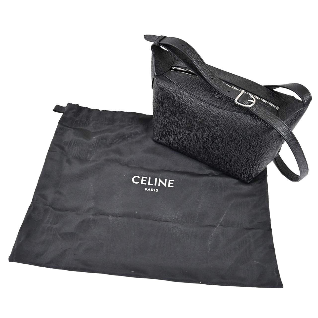 セリーヌ CELINE ショルダーバッグ 122333GT7 38SI ブラック メンズ
