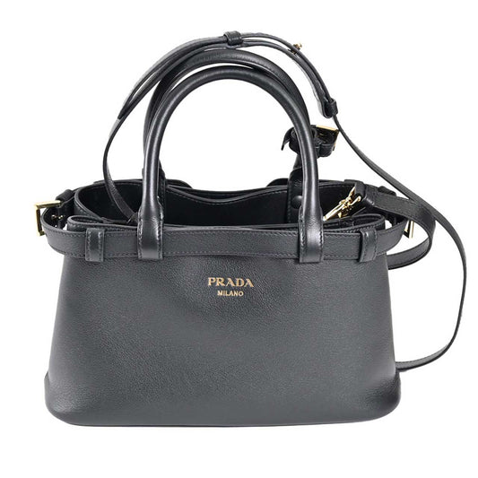 プラダ PRADA ショルダーバッグ 1BA418 2CYS F0002 ブラック レディース