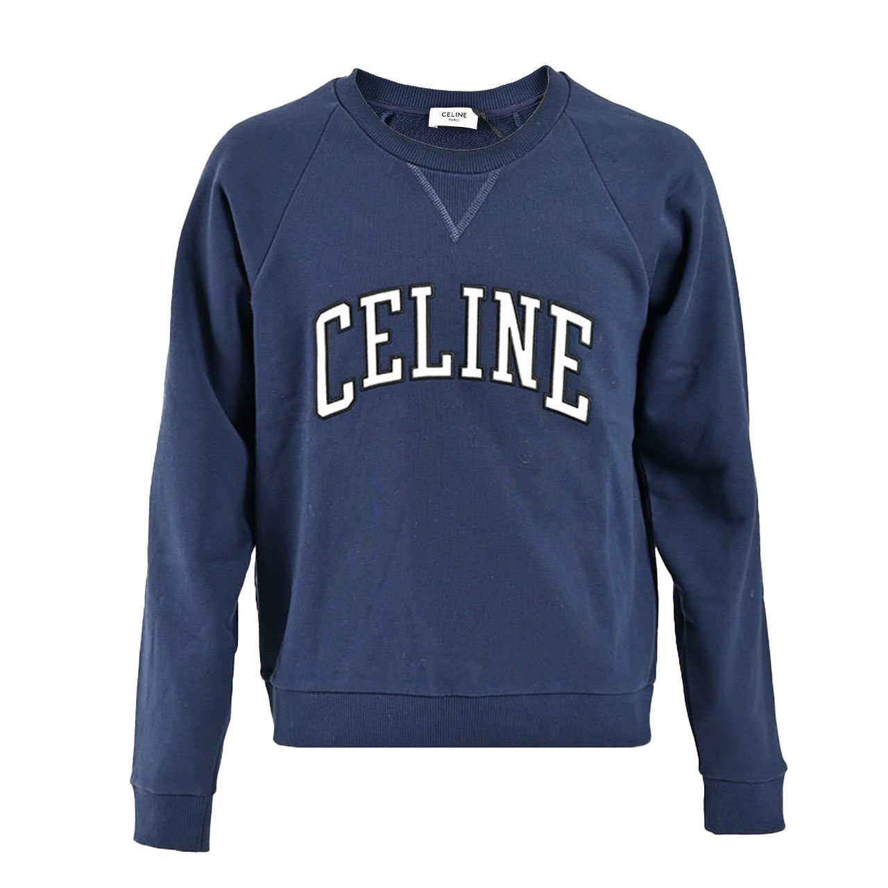 セリーヌ CELINE トレーナー RY0HD670Q FZD6 ネイビー メンズ