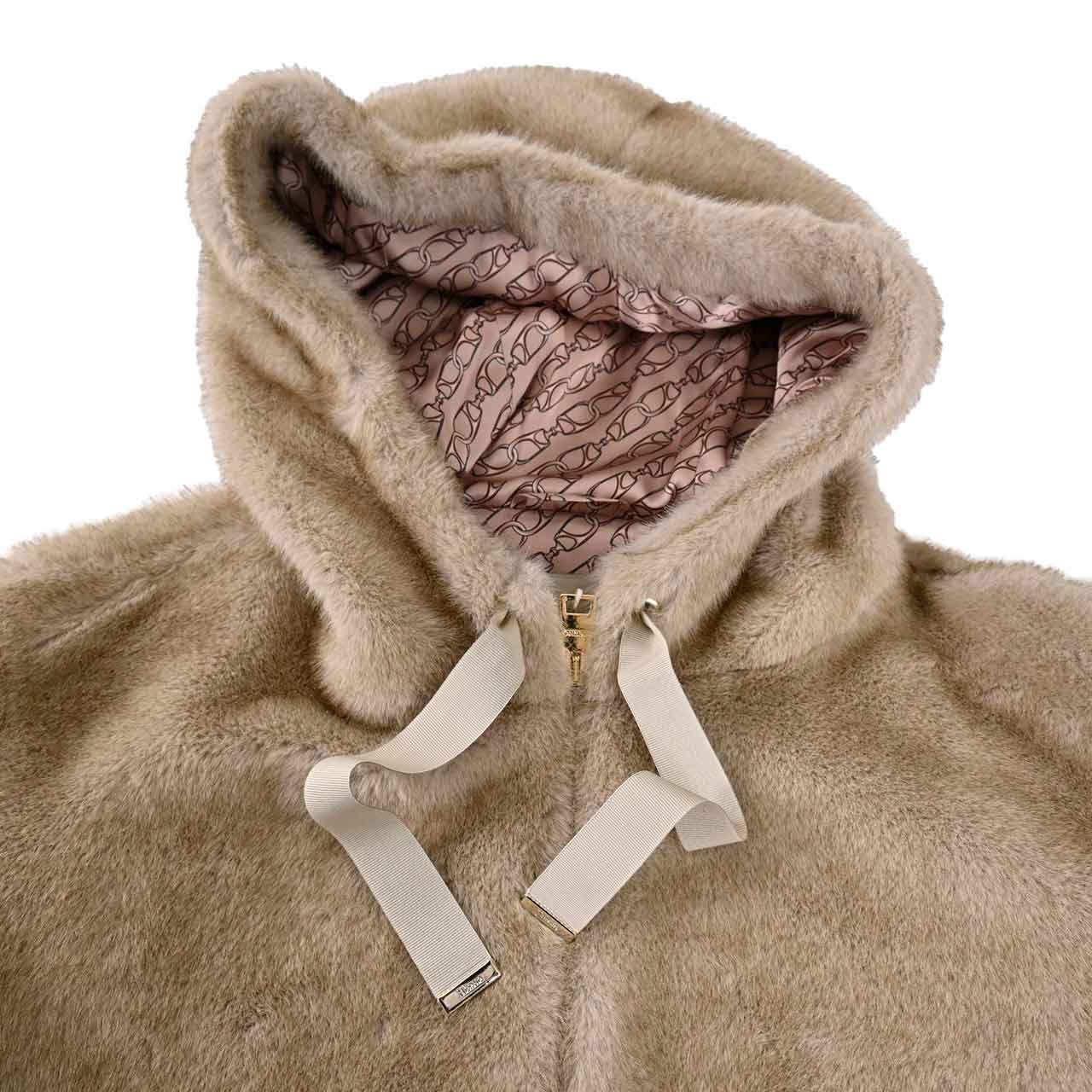 ヘルノ HERNO フード付きブルゾン GI000318D 12739 1985 ベージュ レディース