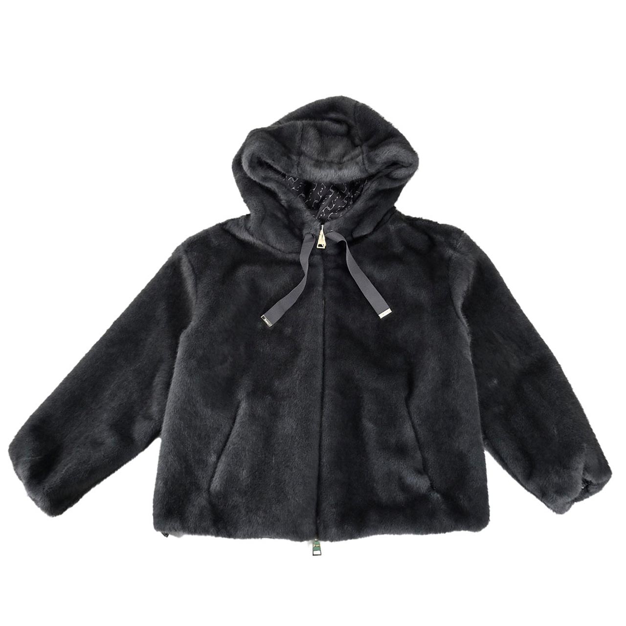 ヘルノ HERNO フード付きブルゾン GI000318D 12739 9480 グレー レディース