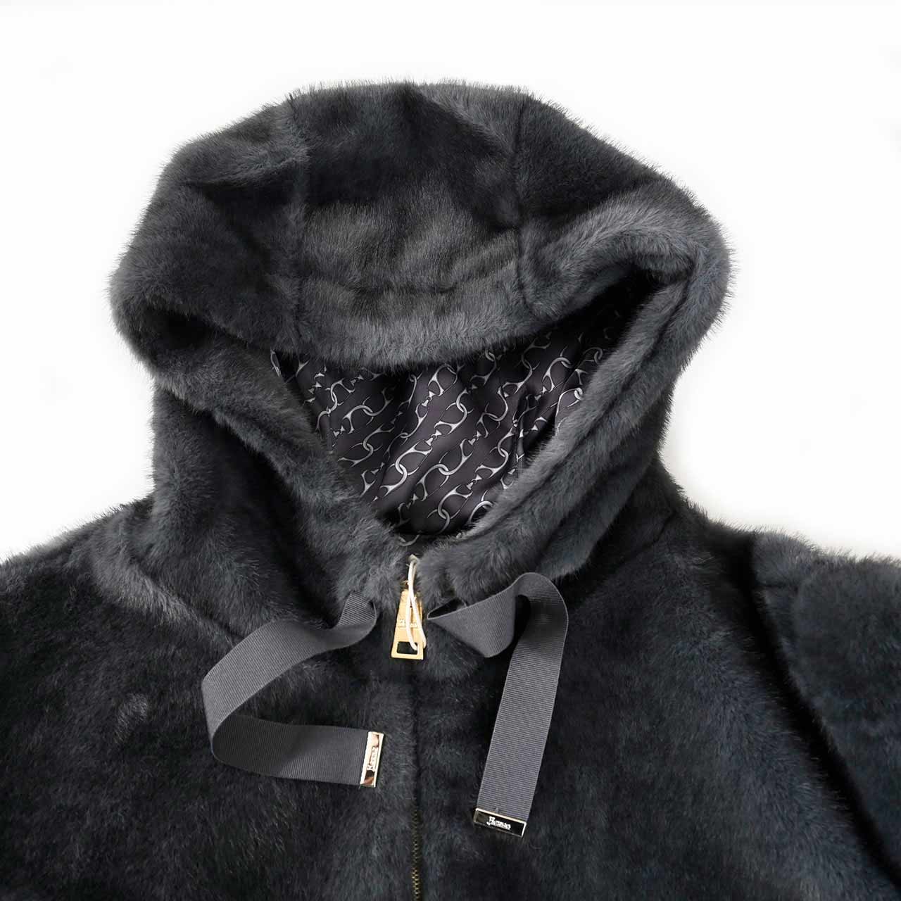 ヘルノ HERNO フード付きブルゾン GI000318D 12739 9480 グレー レディース