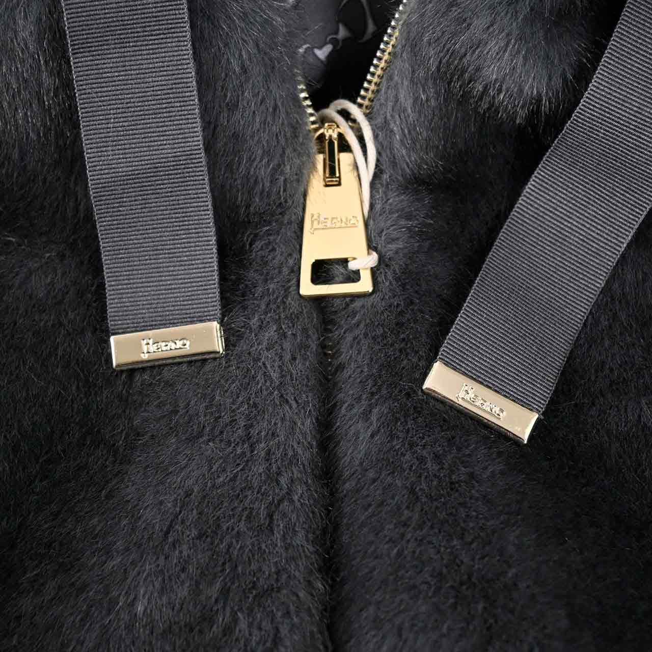 ヘルノ HERNO フード付きブルゾン GI000318D 12739 9480 グレー レディース