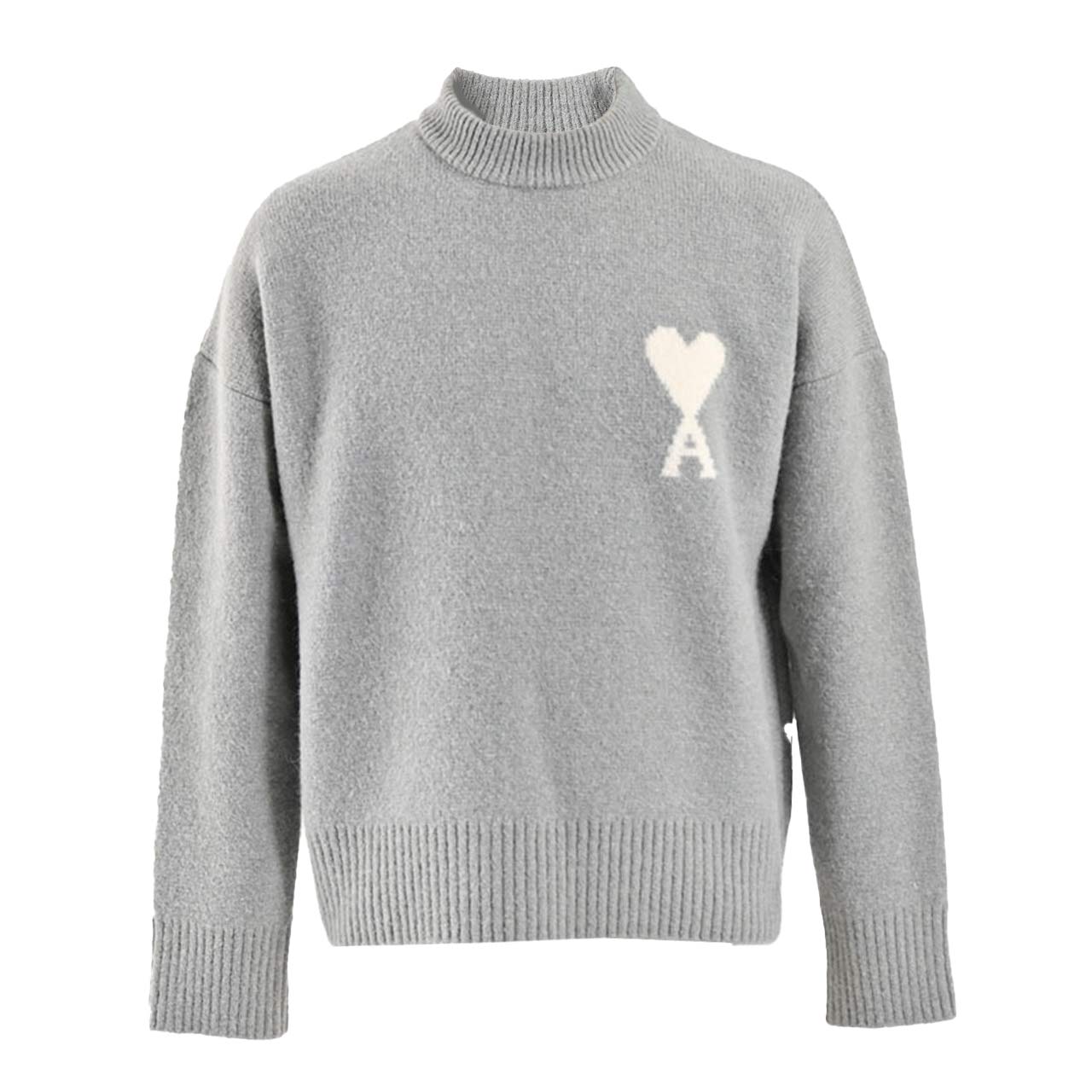 アミ AMI セーター UKS836.KN0135 058 グリーン メンズ