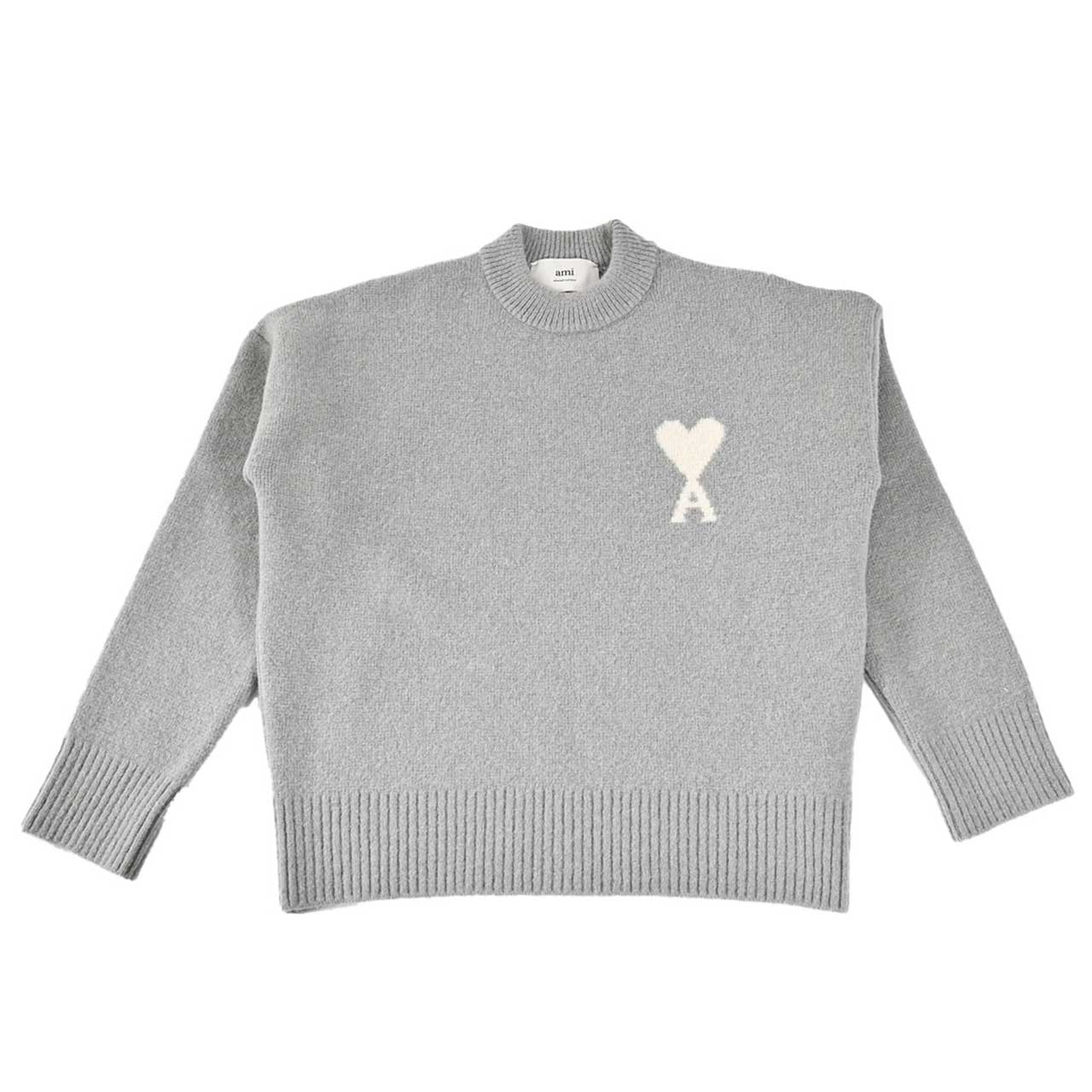 アミ AMI セーター UKS836.KN0135 058 グリーン メンズ