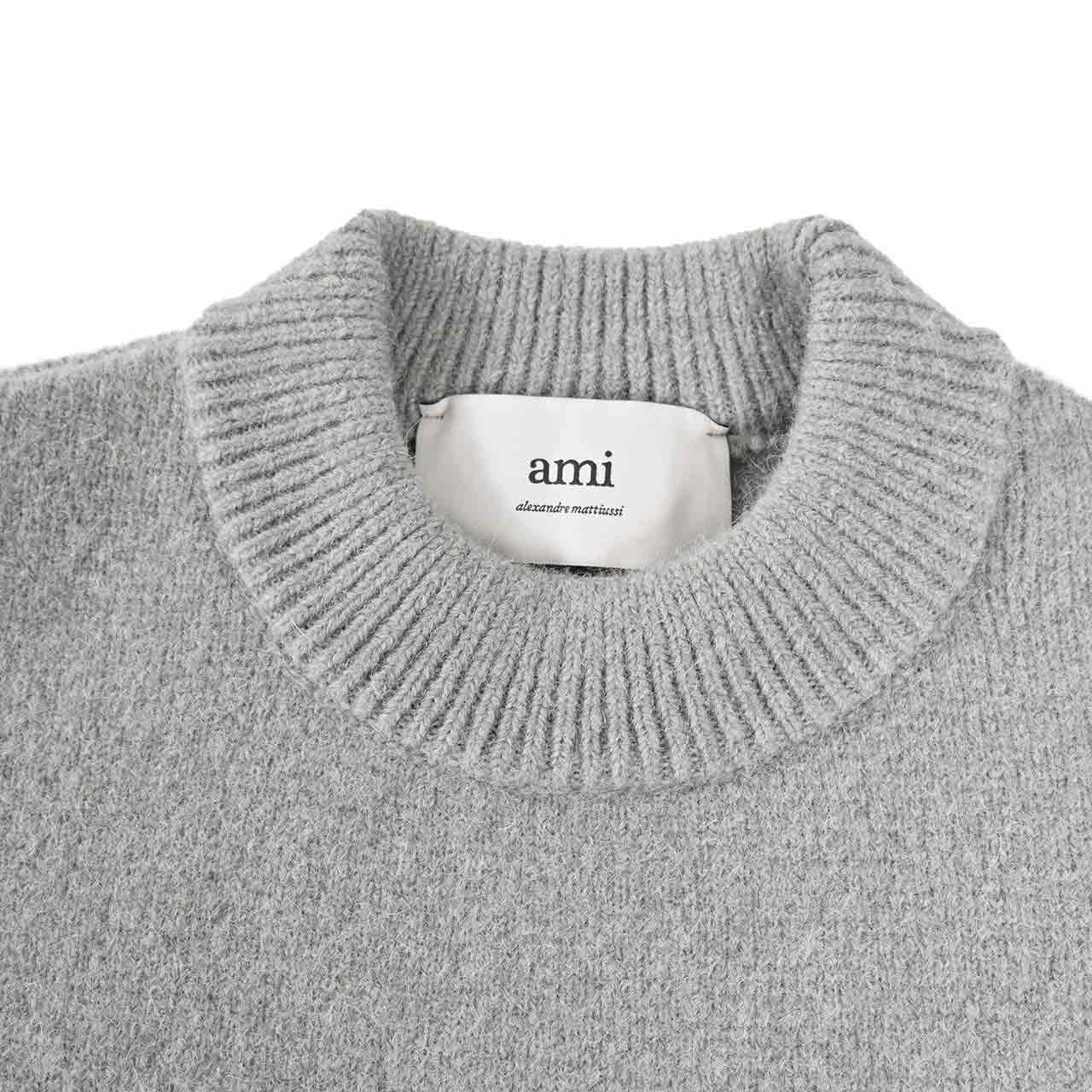 アミ AMI セーター UKS836.KN0135 058 グリーン メンズ